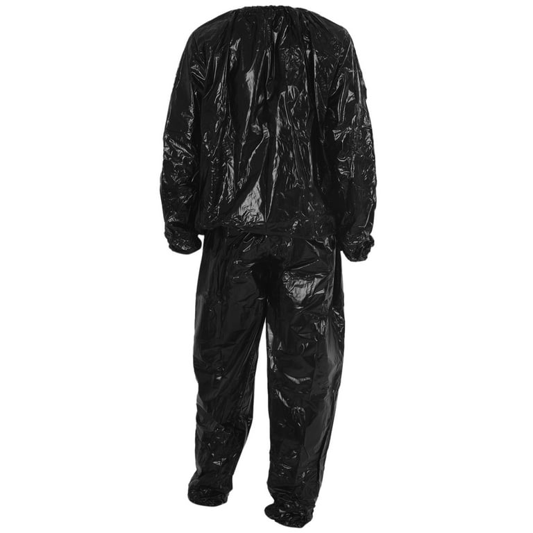 Heavy Duty Fitness Weight Loss Sweat Sauna Suit Exercise Gym Anti Rip Black L Walmart