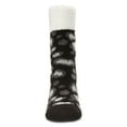 thumbnail image 2 of MeMoi Leopard Print Yummy Fuzzy Sock - Womens - Female, One Size, Black, 2 of 4