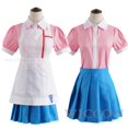 thumbnail image 2 of Disfraz de Cosplay de Anime Danganronpa Mikan Tsumiki para mujer, conjunto completo de vestido de sirvienta, uniforme, ropa de Peluca de Carnaval de Halloween, 2 of 5