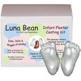 thumbnail image 1 of Luna Bean Infant Plaster Statue Casting Keepsake Kit - Cast Baby Hand & Foot (Pearl) by Casting Keepsakes, 1 of 4