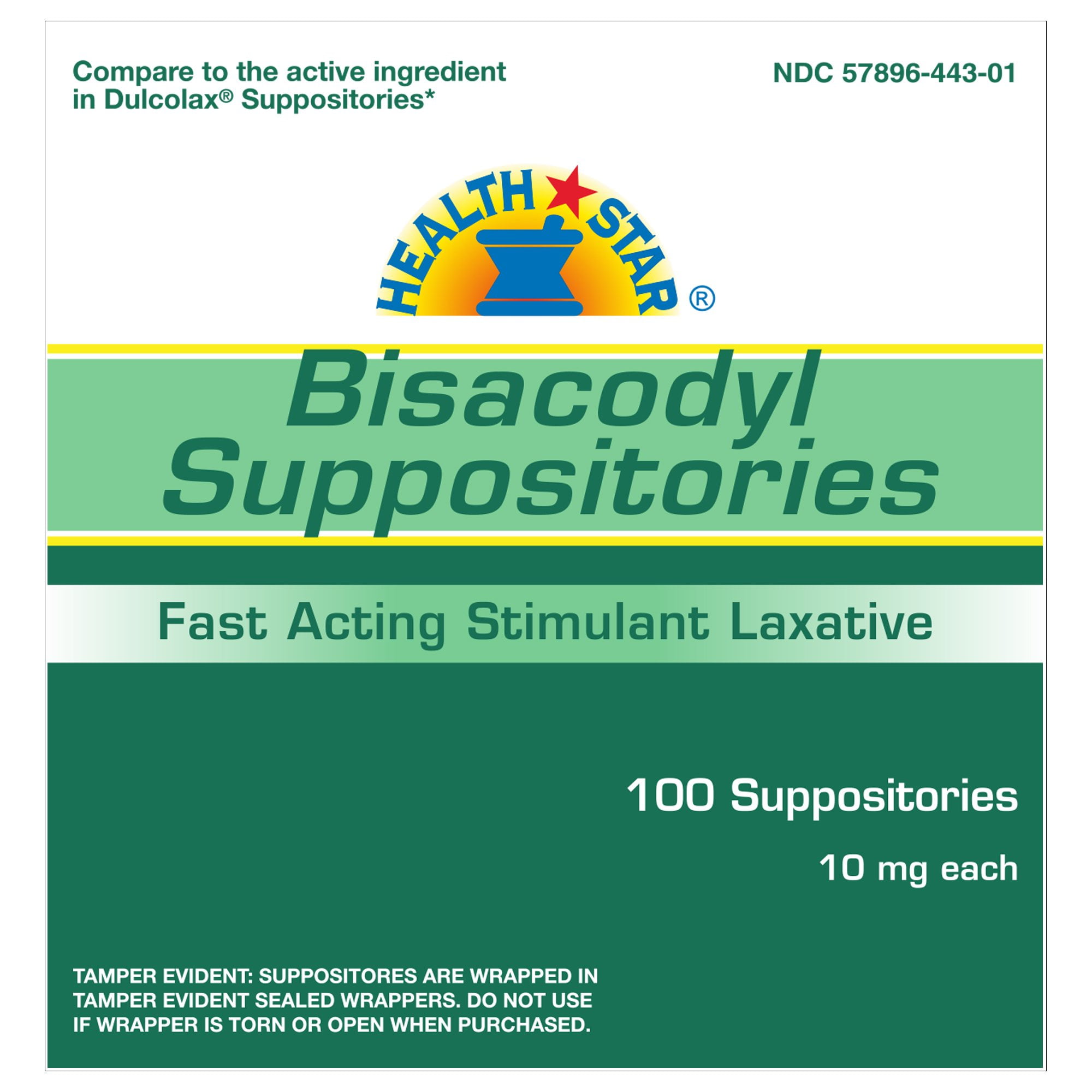 Bisacodyl Laxative Suppositories 10mg 100ct Compare To Dulcolax Box Of 100 Walmart Com Walmart Com