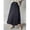 Blue, variant on Womens Blue Asymmetrical Pleated Denim Midi Skirt Casual Style