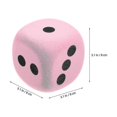 thumbnail image 3 of 2pcs EVA Large Dices Number Learning Dice Huge Game Dice Party Dice Funny Game Dices, 3 of 3