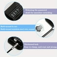thumbnail image 4 of 1pc Refrigerator Fridge Freezer Door Lock With Password, Child Proof Refrigerator Door Lock For Kitchen Refrigerator, 4 of 5