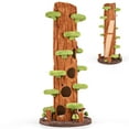 thumbnail image 1 of Gymax 90.5'' Tall Multifunctional Cat Tree w/ Private Condos Sisal Covered Scratching Panel, 1 of 10