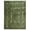 Green, variant on Rugsotic Carpets Hand Knotted Wool Area Rug 6'x9' Blue Geometric Rectangle Indoor Rug for Living Room, Bedroom Antimicrobial L00532