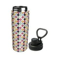 thumbnail image 2 of Lsque Polka Dot Pattern Water Bottle,18oz Sports Insulated Kettle for Cycling Gym Basketball Outdoor, Suitable as a Present, 2 of 7