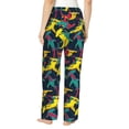 thumbnail image 3 of Daiia Colorful Sharks Women's Sleep Pant with Pockets and Drawstring,Pajama Pants-Large, 3 of 9