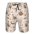 thumbnail image 4 of Naloa Retro Rooster Men's Beach Shorts, Surfing shorts, Swim trunks, Quick Dry Swim Trunks for Surfing Beach Fun - XX-Large, 4 of 9