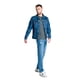 thumbnail image 4 of Chamarra Oggi Vintage 2241600, Caballero, Mezclilla Rigida, Corte Slim, color Azul Medio. Oggi Jeans  CHAMVINT2241600, 4 of 5