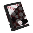 thumbnail image 2 of Chririnla Baseball Decoration Trifold Coin Bag, Polyester Fabric Slim Foldable Boys Wallet for Outdoor Sports Activities, 2 of 7