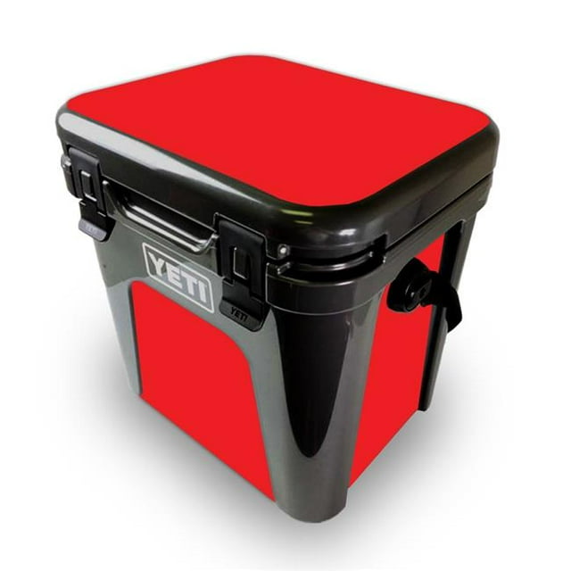 MightySkins YEROAD24-Solid Red Skin for Yeti Roadie 24 Hard Cooler - Solid Red