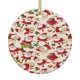 thumbnail image 1 of Adorno navideño colgante de Feliz Navidad para árbol de Navidad - Decoraciones colgantes de cerámica para fiestas - Ideas para regalar adornos navideños, 1 of 8