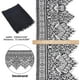 thumbnail image 2 of 3,3 yardas de cinta de encaje negro, 9,8 pulgadas de cinta de encaje floral con borde ondulado sencillo., 2 of 5