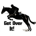 thumbnail image 2 of CafePress - Get Over It! Horse Jumper - Large Beach Towel, Soft 30"x60" Towel with Unique Design, 2 of 3