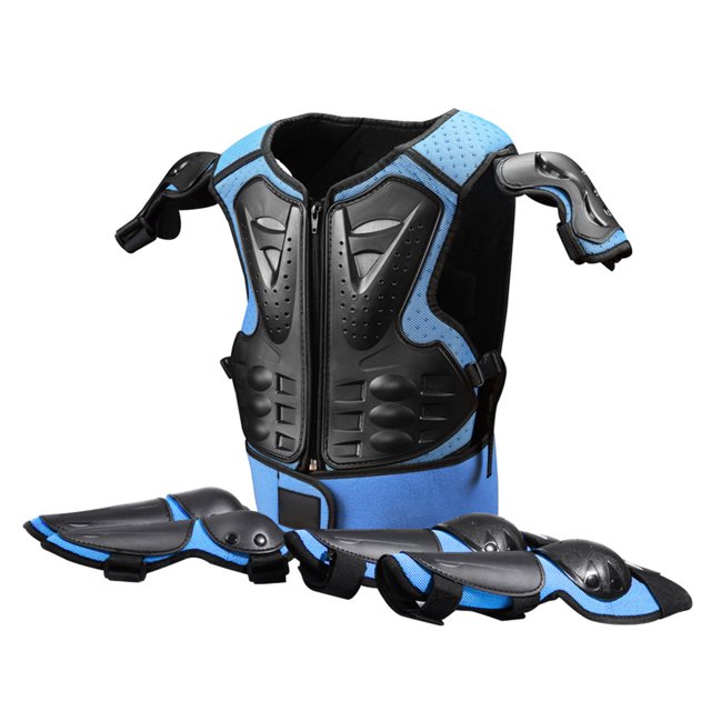 Bangcool Protective Gear Set Breathable Safety Knee Pad Elbow Pad Chest Protector for Kid