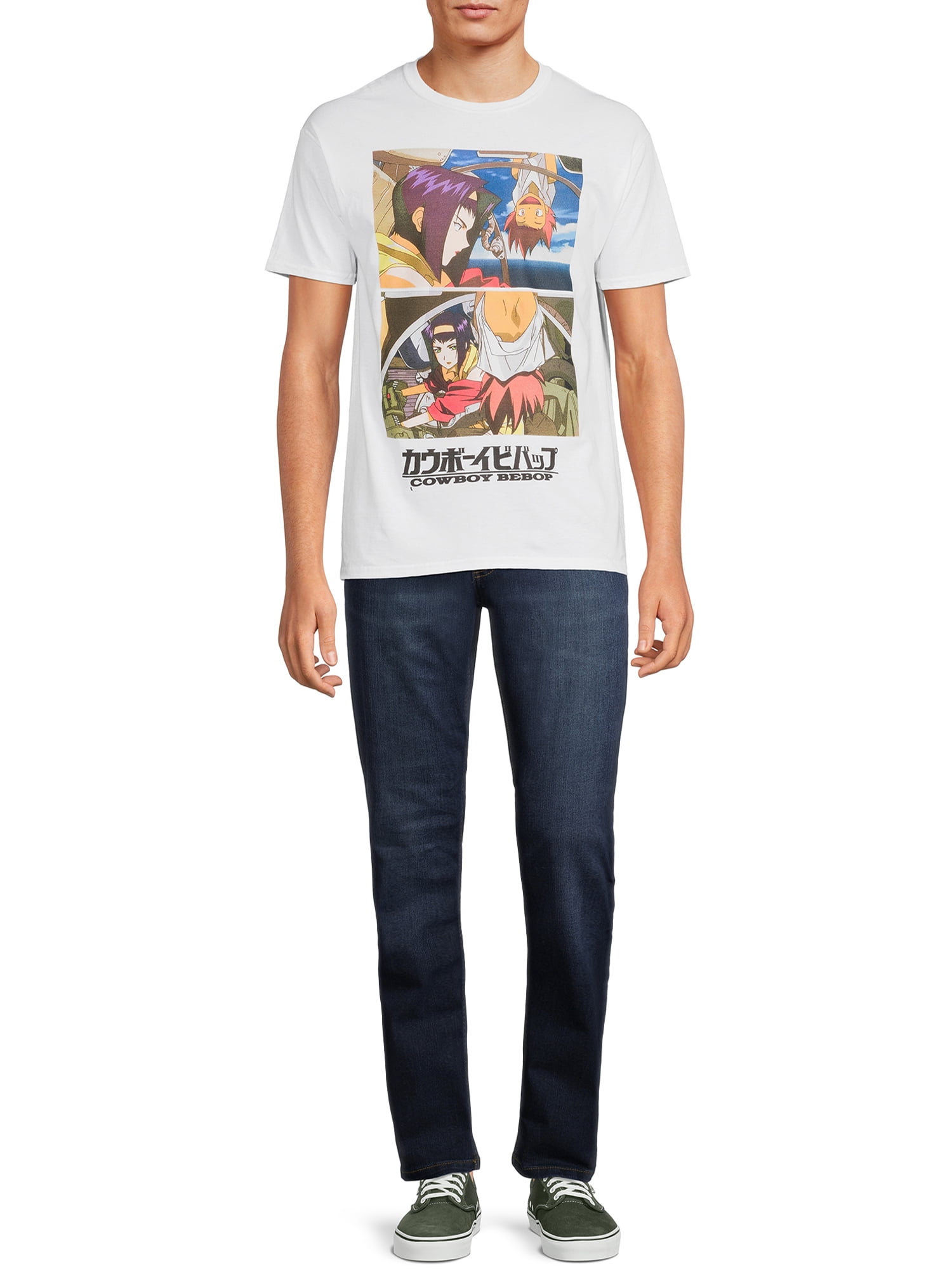 Cowboy Bebop Men's and Big Men's Short Sleeve Graphic T-Shirt, Sizes S-3XL