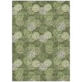 thumbnail image 2 of 3' X 5' Olive Green And Gray Polka Dot Washable Indoor Outdoor Area Rug, 2 of 5