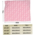 thumbnail image 4 of Personalised Name Custom Thin Blanket for Baby Kids Youth Teenager Adult Anti-pilling Flannel Text Initials Monogram Gifts Customised Throws Blankets For Best Friends Couple Birthday Gift, 4 of 6