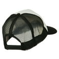 thumbnail image 4 of Clover St.Patrick's Day Embroidered Foam Mesh Cap - Black White OSFM, 4 of 5
