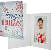 Neil Enterprises Inc. Happy Holidays 4x6 Photo Folders - Pack of 100