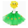 thumbnail image 2 of SLYNSHome Sunflower Themed Porch Goose Outfit,Cute Spring Summer Lawn Goose Clothing, Outdoor Yard Garden Front Porch Decoration, Festival Seasonal Dress Up Accessory, No Goose Included, 2 of 7