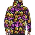 thumbnail image 5 of Hoodies for Men - pumpkin halloween pink Long Sleeve Comfrt Men'S Fashion Hoodies & Sweatshirts, Sweatshirts for Men Hoodies Pullover Clothing Clothes with Pouch, 5 of 7