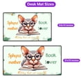 thumbnail image 5 of Sphynx Mother Book Lover Living That Cat Mom Life Happy Mother's Day Desk Mat Full Keyboard Mouse Pad Cat Lover Kitten Owner Gifts Idea Large Mousepad - 03004, 5 of 5