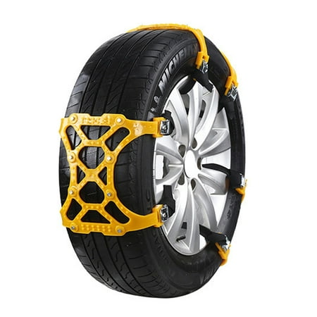 Universal Emergency Car Wheel Tire Snow Chain TPU Anti Skid Strap Vehicle Off-Road Safe Tire Wheel