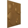 thumbnail image 2 of Ekena Millwork 19 5/8"W x 19 5/8"H Finley EnduraWall Decorative 3D Wall Panel, Bright Coat Gold (Covers 2.67 Sq. Ft.), 2 of 6