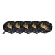 thumbnail image 5 of 5pcs Black Gold Balloons Safe NonToxic Cute Style Party Decoration for Girls Boys, 5 of 5