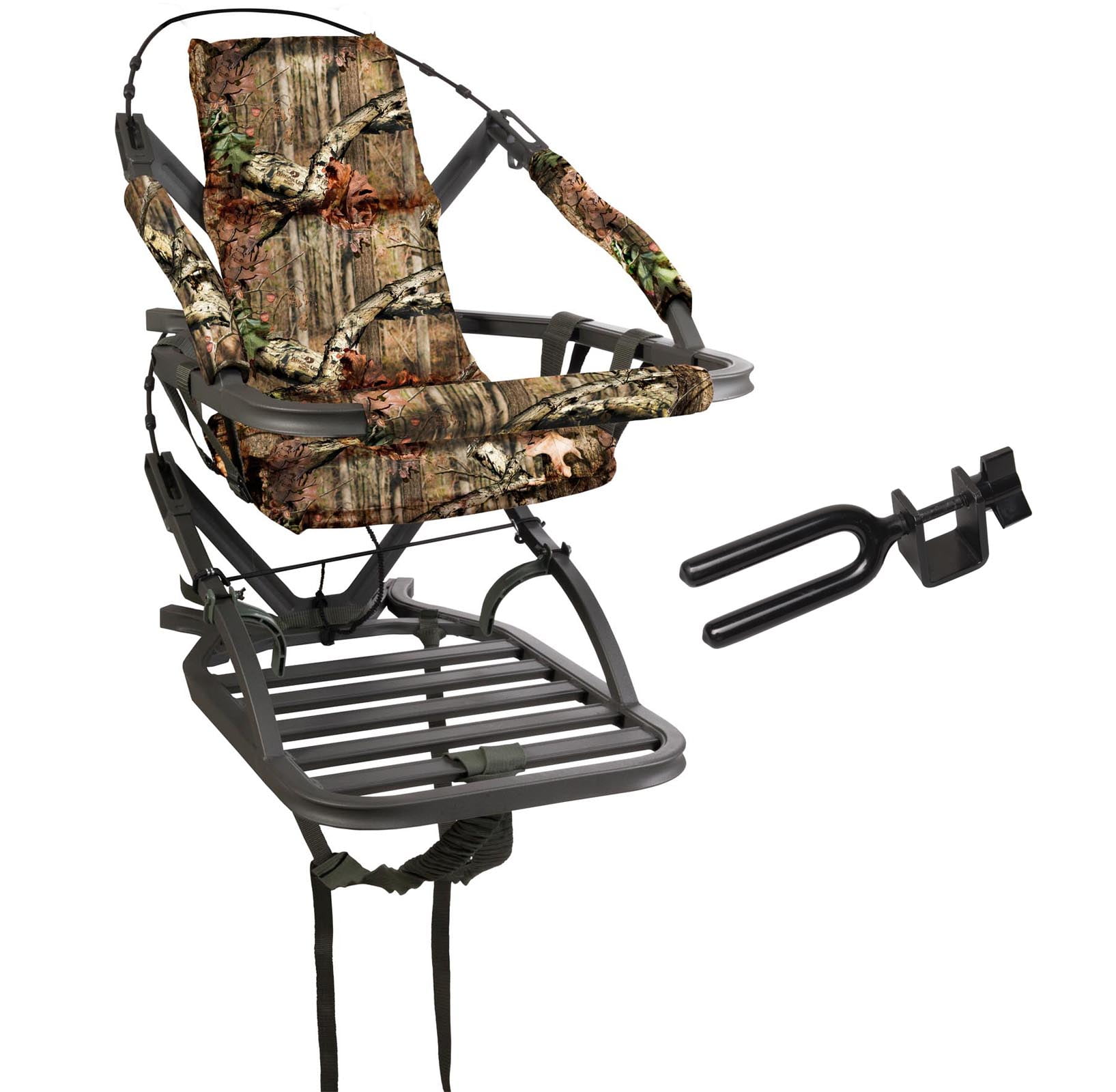 NEW! Summit Goliath SD 81119 Deer Hunting Self Climbing Treestand + Bow