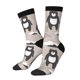 thumbnail image 1 of Balery Cartoon Bear Brown Calcetas Largas con Estampado para Hombre y Mujer – Suaves y Transpirables, Talla Única (US 5-11), 1 of 6