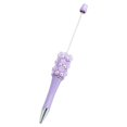 thumbnail image 3 of Clearance Sale! 1PC Decorative Rose Pen, Handmade Pearl Bead Ballpoint Retractable Pen, Plastic, for Office & Home, (14.5cm, Multi-Color), 3 of 4