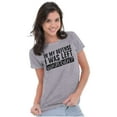 thumbnail image 5 of In My Defense I Was Left Unsupervised Womens Slim Fit Graphic Tee Brisco Brands L, 5 of 6