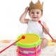 thumbnail image 4 of Instrumentos musicales para niños pequeños, juguetes, batería para niños, maracas, pandereta, trompeta y mano para bebés, regalos de cumpleaños para niños de 6 meses y de 2 a 3 años, niños y niñas, in, 4 of 9