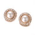 thumbnail image 5 of Yoursfs Pearl Earring for Women Faux Ivory Pearl Round Dangle Clip on Earring Gold Plated Non Pierced Earrings, 5 of 5
