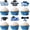 Blue, variant on Graduation Cupcake Toppers 2026, 48PCS Class of 2026 Cupcake Toppers, Glitter Graduation Decorations 2026, Cake & Cupcake Toppers for Graduation Party Decorations (Green)