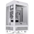 thumbnail image 1 of Gabinete Gamer THERMALTAKE The Tower 100 Mini ITX Cristal Templado Blanco, 1 of 6