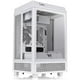 thumbnail image 1 of Gabinete Gamer THERMALTAKE The Tower 100 Mini ITX Cristal Templado Blanco, 1 of 6