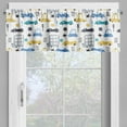 thumbnail image 2 of Ambesonne Traffic Window Valance, Car Pattern, 54" X 18", Multicolor, 2 of 5