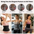 thumbnail image 6 of Vaslanda Waist Trainer for Women Corset Shapewear Tummy Control Faja Body Shaper Postpartum Cincher Sport Girdle, 6 of 7