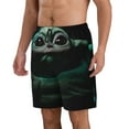 thumbnail image 2 of Baby Yoda Mens Swim Trunks Quick Dry Board Shorts With Mesh Lining, Beach Shorts Swimwear Bathing Suits, 2 of 7