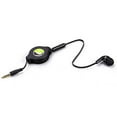 thumbnail image 2 of Headphone Retractable Mono Earphone for Google Pixel 5a 5G Phone - 3.5mm w Mic Headset Handsfree Earbud Earpiece Microphone W2A, 2 of 10