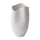 thumbnail image 1 of Florero de cerámica con relieve blanco grande, florero hidropónico de flores frescas, decoración for sala de estar y vestíbulo, 1 of 6