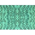 thumbnail image 1 of Ahgly Company Indoor Rectangle Abstract Turquoise Blue Modern Area Rugs, 5' x 7', 1 of 4