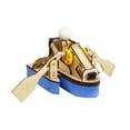 thumbnail image 3 of lionlar Hand Rowing Boat Model Kits Brain Teaser Educational Crafts Kids Adults Gift, 3 of 9