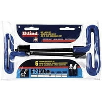 Eklind Tool 2-6mm Metric T-Handle Hex Key Set 6 in. 6 pc.