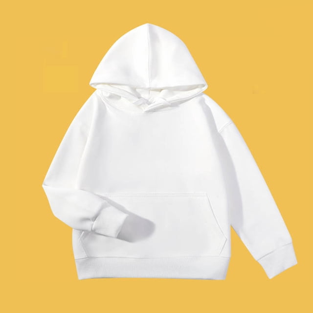 YUNAFFT Girls Oversized Hooded Sweatshirt Ribbed Cuffs Drop Shoulder Casual Sporty Pullover