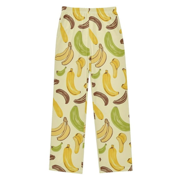 joogoo Yellow Banana Pajama Pants Pj Bottoms Sleepwear Lounge L